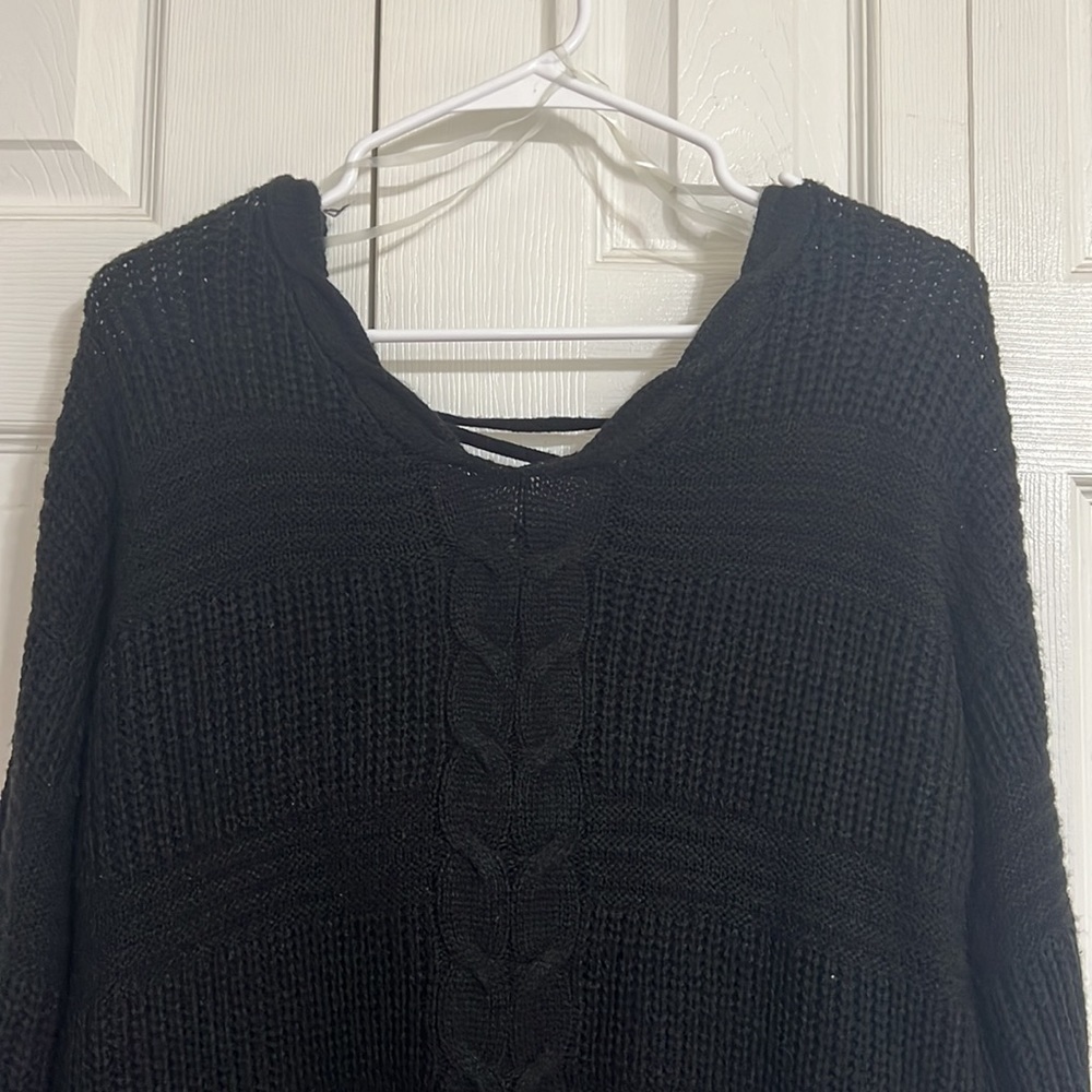 Black No Boundaries Knitted Sweater Size Large - Picture 3 of 8